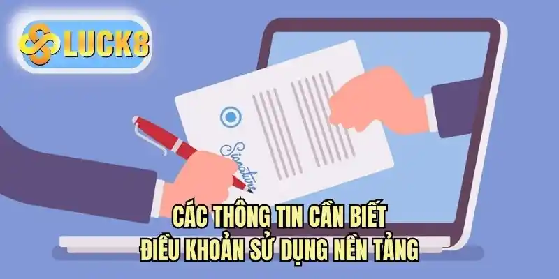 Các thông tin cần biết về điều khoản sử dụng nền tảng